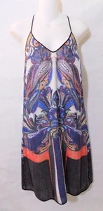NEW!~NWT~CLOVER CANYON~MULTI-COLOR PAISLEY~SEQUIN SHIFT DRESS~WOMENS XS~CD16E157 - Picture 1 of 1