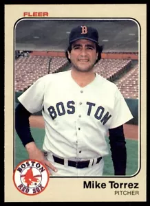 1983 Fleer - #197 Mike Torrez Boston Red Sox Baseball Card - Picture 1 of 2