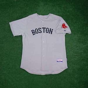 2012 Boston Red Sox Authentic On-Field Grey Road Cool Base Jersey - Picture 1 of 4