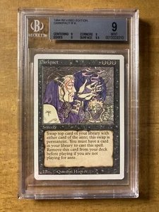 MTG✨DARKPACT✨Revised BGS Quad 9’s+ MINT 1994 Rare RESERVE LIST Poker 9 Ante MTG - Picture 1 of 2