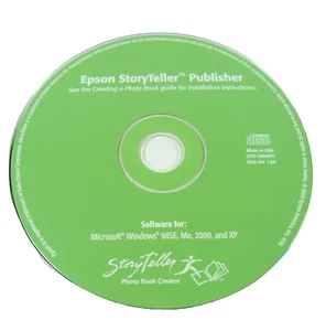 EPSON STORYTELLER FOTO LIBRO CREADOR editor disco cd Windows - Imagen 1 de 2