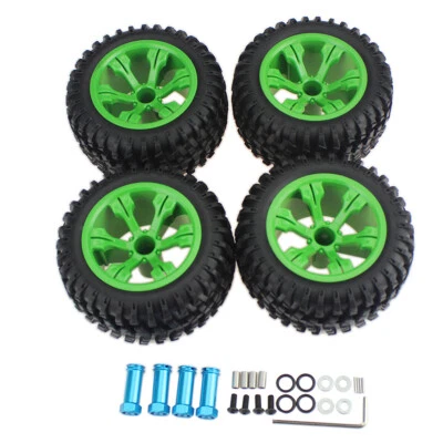 4PCS 110mm Räder und Reifen 12mm Hex für Wltoys 124019 124018 144001 RC Auto - Bild 1 von 4