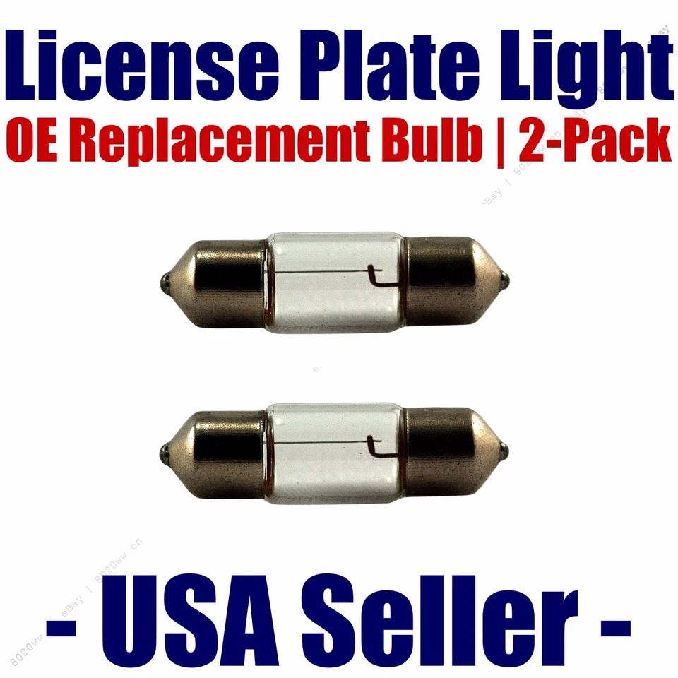 Bombilla de matrícula 2pk OE de repuesto compatible - Vehículos BMW enumerados - DE3021 Foto 1 de 1