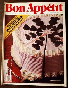BON APPETIT MAGAZINE, Feb 1983, Special Party Issue, Easy Valentine Desserts - Picture 1 of 1