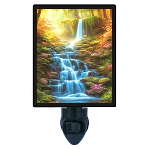 Decorative Photo Night Light, Fantasy Waterfall, Landscape - Picture 1 of 4