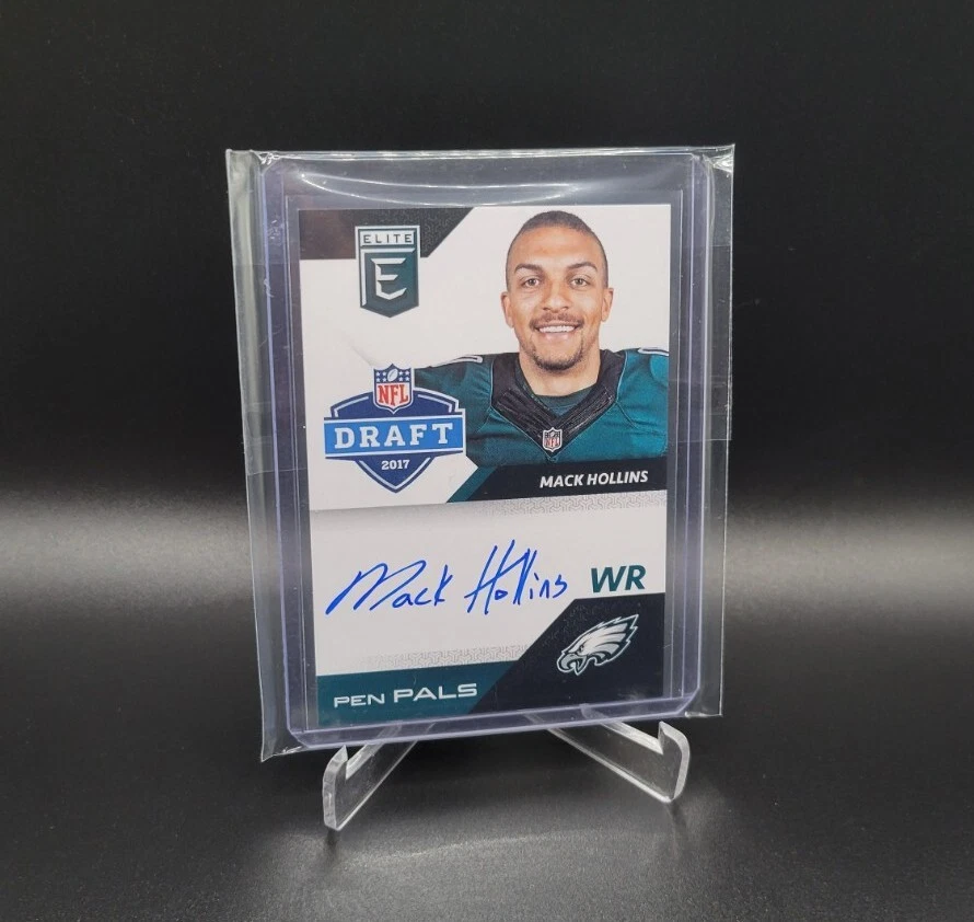 MACK HOLLINS 2017 Donruss Elite Pen Pals Autograph Rookie PATRIOTS UNC TARHEELS - Image 1 of 1