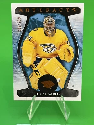 ❄️2023-24 Artifacts Hockey #153 Juuse Saros Copper Parallel 206/299, Predators❄️ - Image 1 of 4