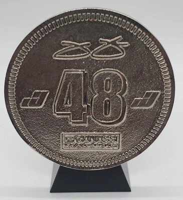 Jimmie Johnson #48 Indy 汽车 2022 Carvana Ganassi 赛车超大 Carvana 令牌 — 第 1/4 张图片