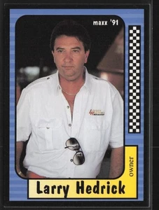 1991 Maxx #202 Larry Hedrick Larry Hedrick Motorsports Rookie - Picture 1 of 2