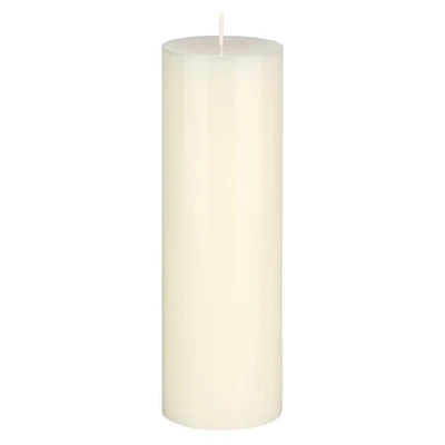 Velas de pilar de marfil macizo sin perfume de 1 pieza, vela de cera premium vertida a mano 3 I... Foto 1 de 4