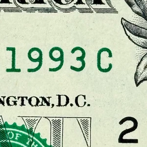 1993 Birthday Anniversary Graduation Best Gift Uncirculated Dollar Serial Number - Picture 1 of 6