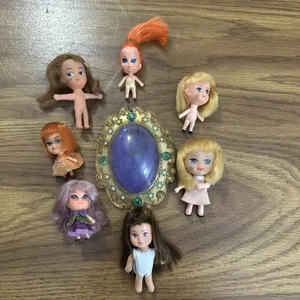 Vintage Liddle Kiddle Medaillon & Puppen & Liddle Kiddle Klone 1960er kleines Vinyl Lot - Bild 1 von 24