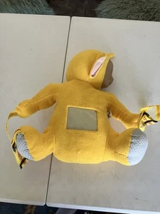 Teletubbies Laa Laa Yellow Plush Backpack 16" - Picture 1 of 8