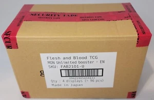 Flesh and Blood Monarch Booster Box Case Unlimited (4 Boxes) Made in Japan FaB - Picture 1 of 5