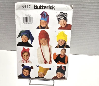 Butterick # 3317 Children's/Girls'/Boys' Hat & Scarf - Image 1 of 4
