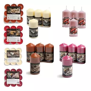 Wickford & Co Christmas Fragrance Scented Candles 4 Pillars or 72 Tealights - Picture 1 of 17