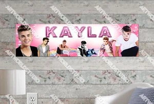 Justin Bieber - Personalisiertes Namen Poster Individuell Geburtstag Wanddeko Banner - Bild 1 von 6