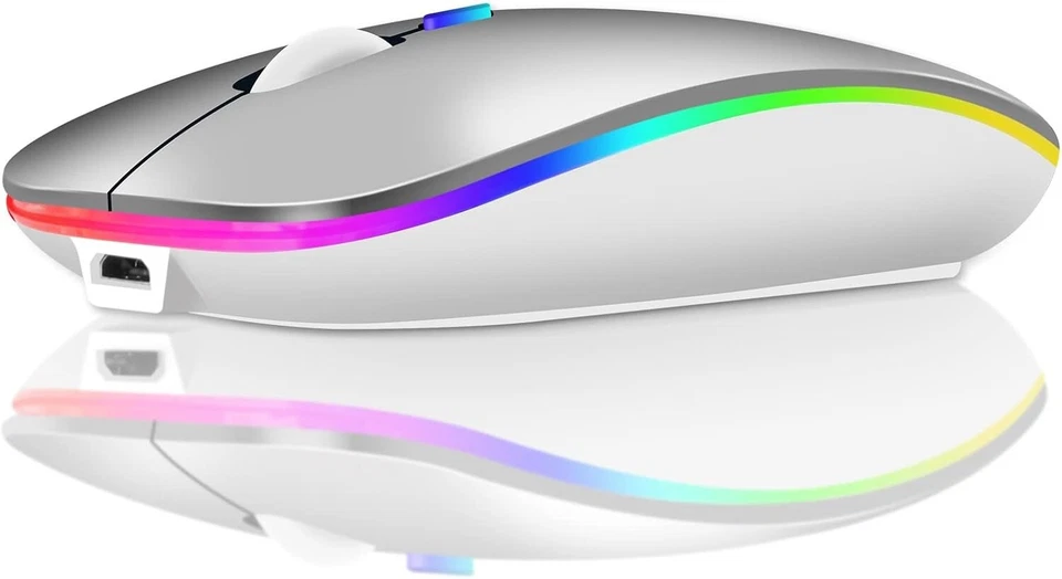 Computermaus Kabellos LED Funkmaus PC Computer 2,4GHz USB Kompakt B579 - Bild 1 von 4