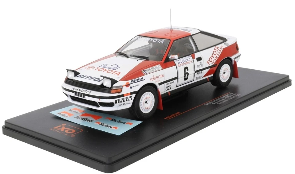 Ixo Model TOYOTA CELICA GT-FOUR N.6 RALLY ACROPOLIS 1990 ERICSSON/BILLSTAM 1 24