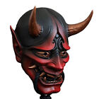 Halloween Japanese Hannya Prajna Devil Noh Kabuki Demon Oni Samurai Mask Latex;