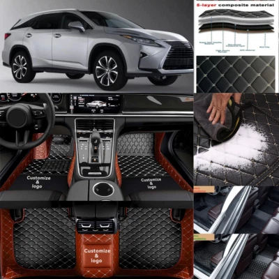 Alfombrillas para coche Lexus RX330 RX350 RX400h RX450h alfombras impermeables de lujo Foto 1 de 4