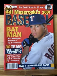 Preview Sports Bill Mazeroski’s 2001 Baseball Alex Rodriguez Magazine - Picture 1 of 2