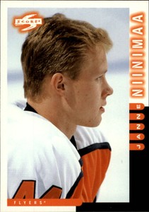1997-98 Score Flyers Hockey Card #165 Janne Niinimaa