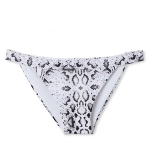 Stella Cove Girls Bikini Bottom 12Y Snakeskin Print White Black NWT Swimwear - Picture 1 of 10