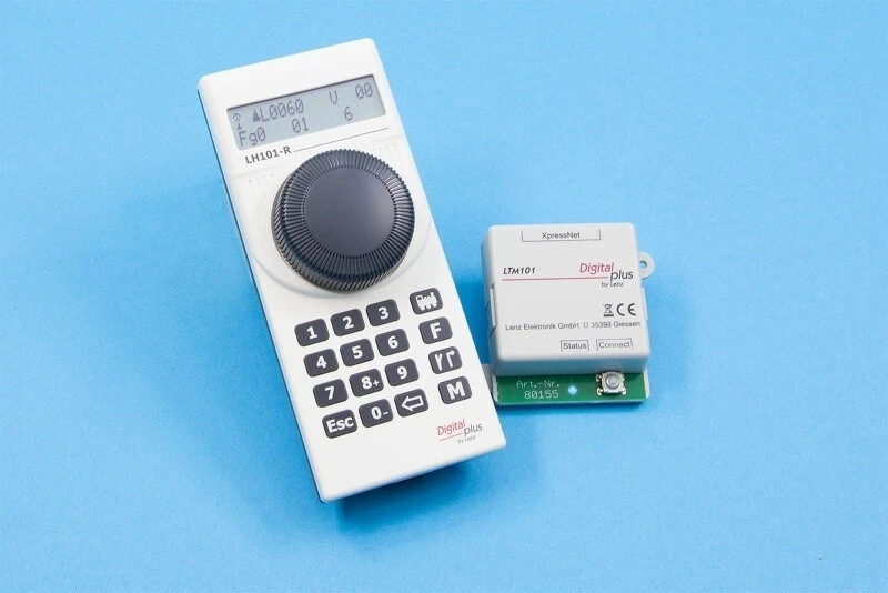 Lenz 21103 Kit Régulateur manuel sans fil LH101-R avec récepteur LTM101 - Photo 1/1