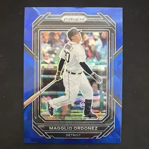 2023 Panini Prizm Baseball #250 Magglio Ordonez Blue Cracked Ice Detroit - Picture 1 of 2