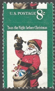 1472 8 cent Santa Nice Misperf - Picture 1 of 1
