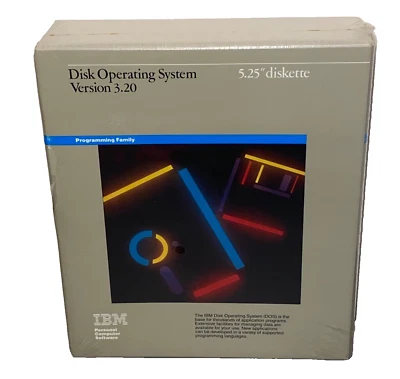NEW Sealed IBM Disk Operating System Version 3.20 with 5.25 diskettes - Image 1 of 4