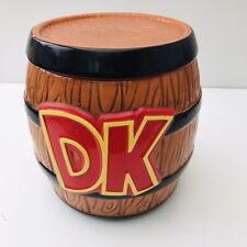 Donkey Kong • Barrel Ceramic Cookie Jar • Paladone 2019 • Approx 8” • Rare