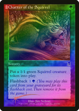 Chatter of the Squirrel Odyssey Foil MTG Magic the Gathering Moderate Play
