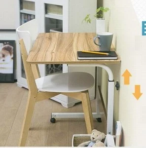 MOBILE OVERBED TROLLEY TABLE LAPTOP IPAD STUDY HOSPITAL HALL DESK HEIGHT ADJUST - Picture 1 of 9