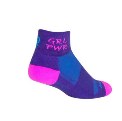 Socks - SockGuy - Girl Power S/M 2" Channel Air Cycling/Running NEW - Image 1 of 4