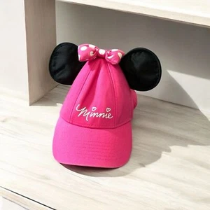Gorra de béisbol Disney rosa Minnie Mouse para mujer OS ajustable - Imagen 1 de 9