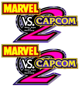 Marvel Vs Capcom 2 Arcade Bartop Cabinet Graphics For Reproduction - Picture 1 of 1