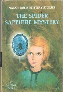 Nancy Drew The Spider Sapphire Mystery by Carolyn Keene HC 1969 3rd White pp #45 - Picture 1 of 2