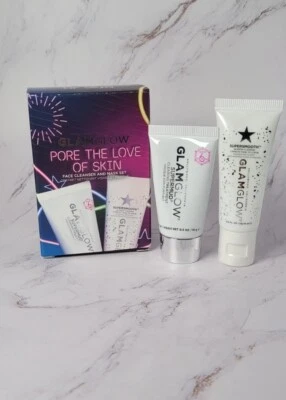 Juego de limpiador facial y mascarilla GLAMGLOW Pore The Love Of Skin, nuevo en caja  Foto 1 de 4