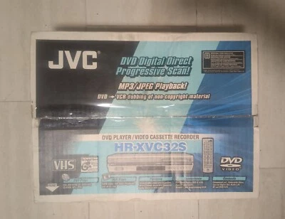 JVC Combo DVD Player/Video Cassette Recorder VCR HR-XVC32S Brand New (Open Box) - Image 1 of 3