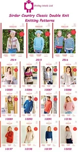 Sirdar Country Classic DK Knitting Patterns - Free Carriage - Picture 1 of 29