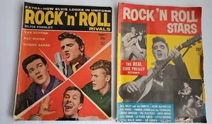 Revistas de estrellas de rock 1957 revistas Elvis Presley cuantía 2 - Imagen 1 de 2