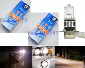 Sylvania Off Road H3 100W Two Bulbs Fog Light Replace Upgrade High Watt Lamp - Picture 1 of 12