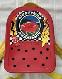 Crocs Lightning McQueen Disney Pixar Cars Mini Light Up Backpack Rare,New No Tag - Picture 1 of 16
