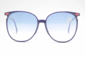 Gafas de sol vintage Menrad 754-732 60[]16 azul ovaladas NOS - Imagen 1 de 4