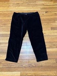 J. Jill Corduroy Pull On Pants Womens Plus Sz 22W Brown Elastic Waist Taper NWT - Picture 1 of 6