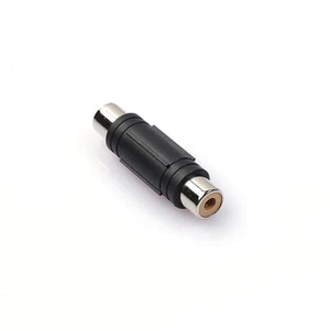 RCA Female Socket to RCA Female Joiner Coupler Adapter Audio Connector Cable 1:1 - Picture 1 of 6