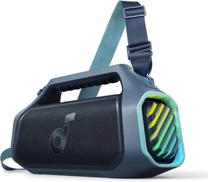 Soundcore Boom 2 Plus Outdoor Speaker Power Bank 2+2 Channel BassUp 2.0 RGB LED - Picture 1 of 7