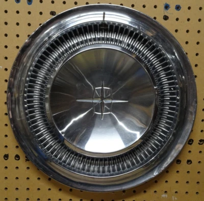 Lincoln Town Car 1966 tapacubos llanta cubierta de rueda tapacubos 15" fabricante de equipos originales usado H# 996 Foto 1 de 4